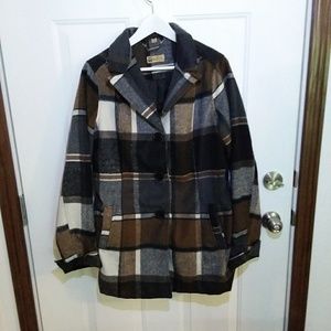 odyn Wool Blend Women's Coat Size Large